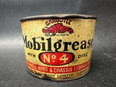 A Gargoyle Mobilgrease No.4 tin.