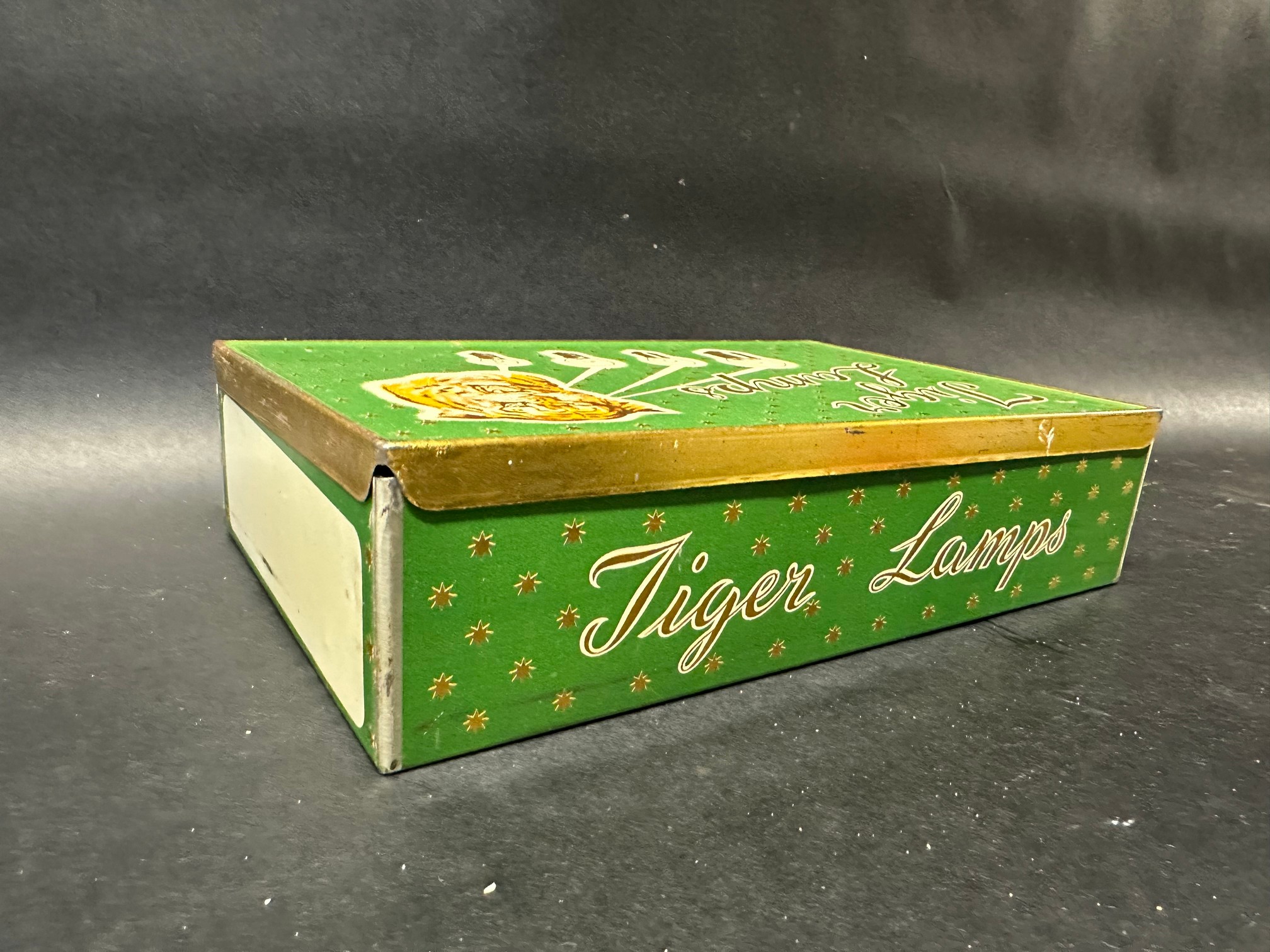 A Tiger Lamps rectangular dispensing tin in excellent condition. - Image 3 of 5