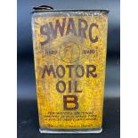 An early and rare SWARC B grade gallon can, brass cap, circa 1900.