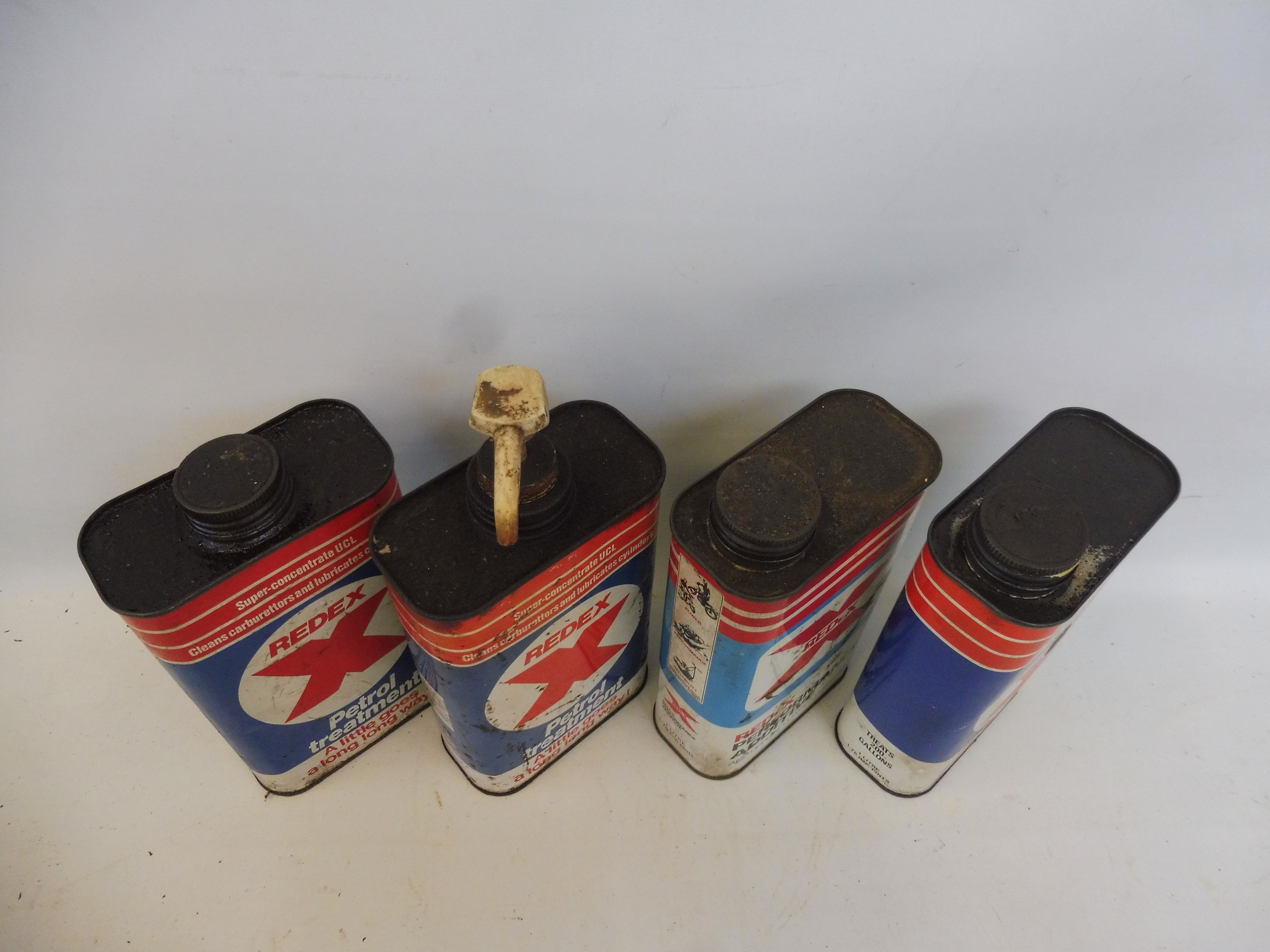 Four Redex quart cans. - Image 2 of 4