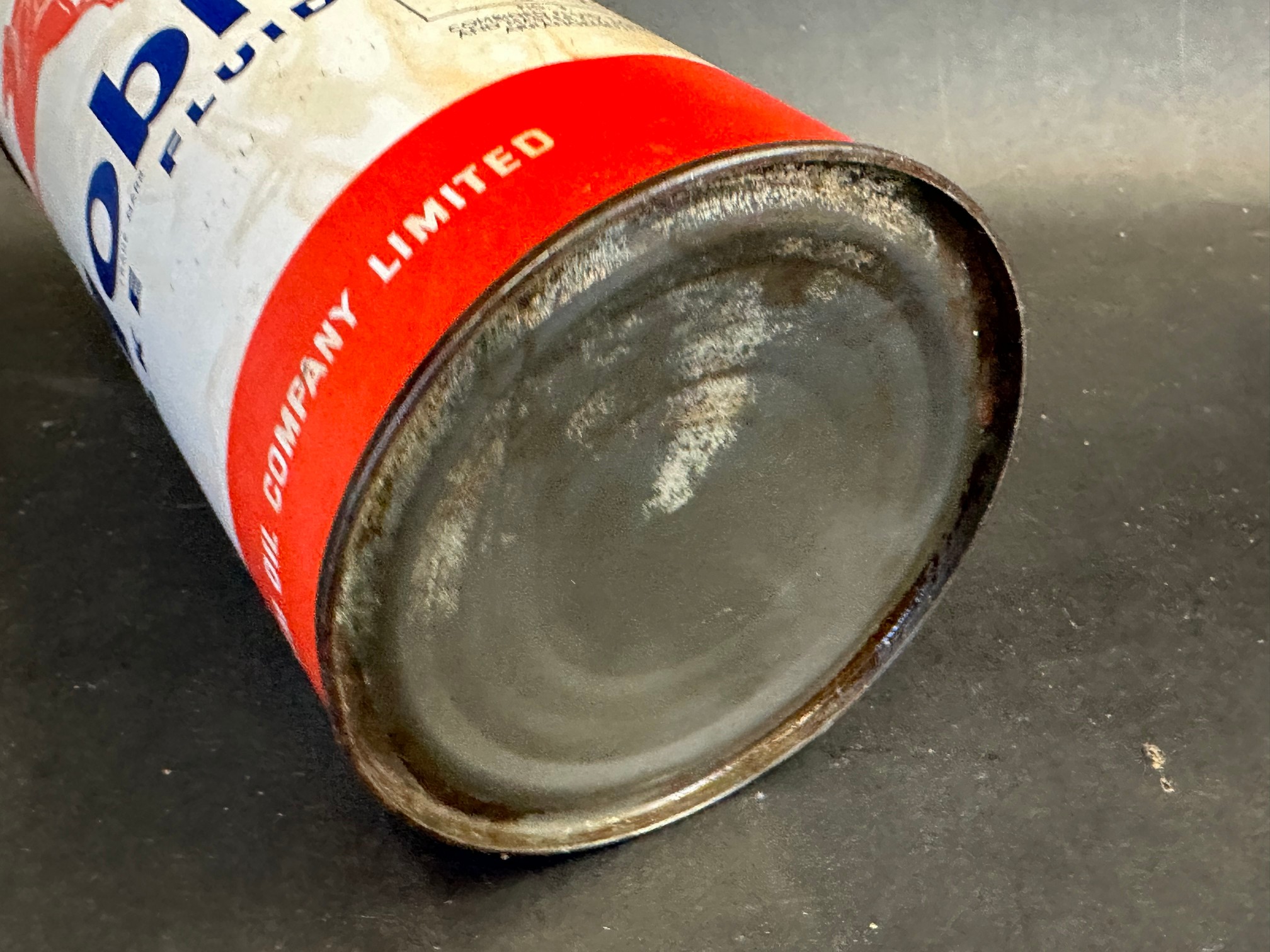 A Mobil Brake Fluid cylindrical quart can. - Image 5 of 5