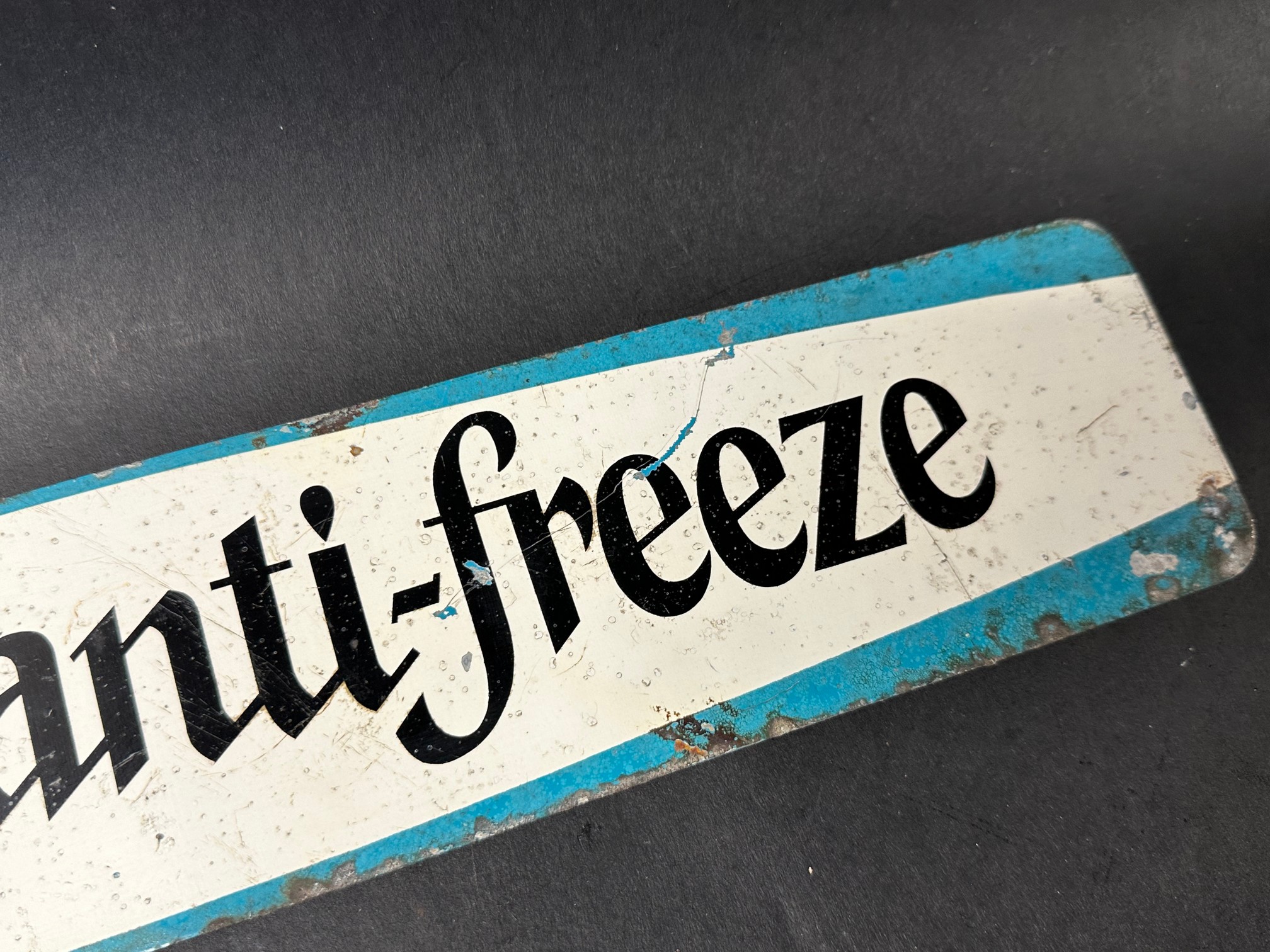 A Castrol anti-freeze double sided pediment sign. - Image 5 of 5