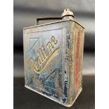 A Redline two gallon petrol can by Valor dated June 1936 with original blue paint and Redline cap.