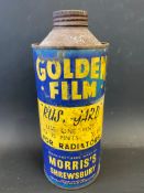 A Morris's of Shrewsbury Golden Film cylindrical quart can.