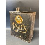 A Pratts two gallon petrol can by Valor dated April 1934, with 'Drive with Ethyl' decal and Pratts