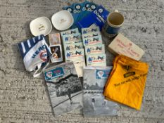 A selection of motoring collectables including Fina, Dominion and Esso promotional items etc.