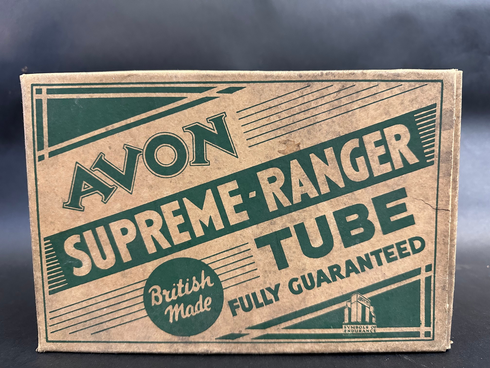 An Avon Supreme-Ranger Tube rectangular box, 10" w.
