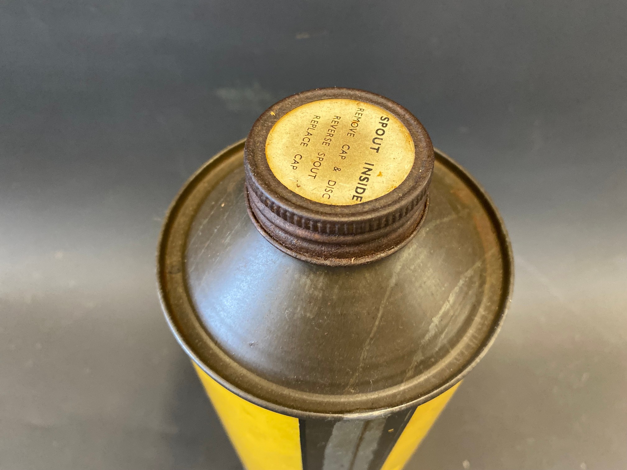 A James Light & Son cylindrical quart can. - Image 3 of 4