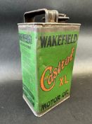A Wakefield Castrol Motor Oil XL grade quart can.