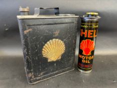 A Shell Duo can, by S.M.Co, dated 1931, London, excellent oil insert.