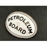 An oval enamel cap badge - Petroleum Board, by Gaunt.