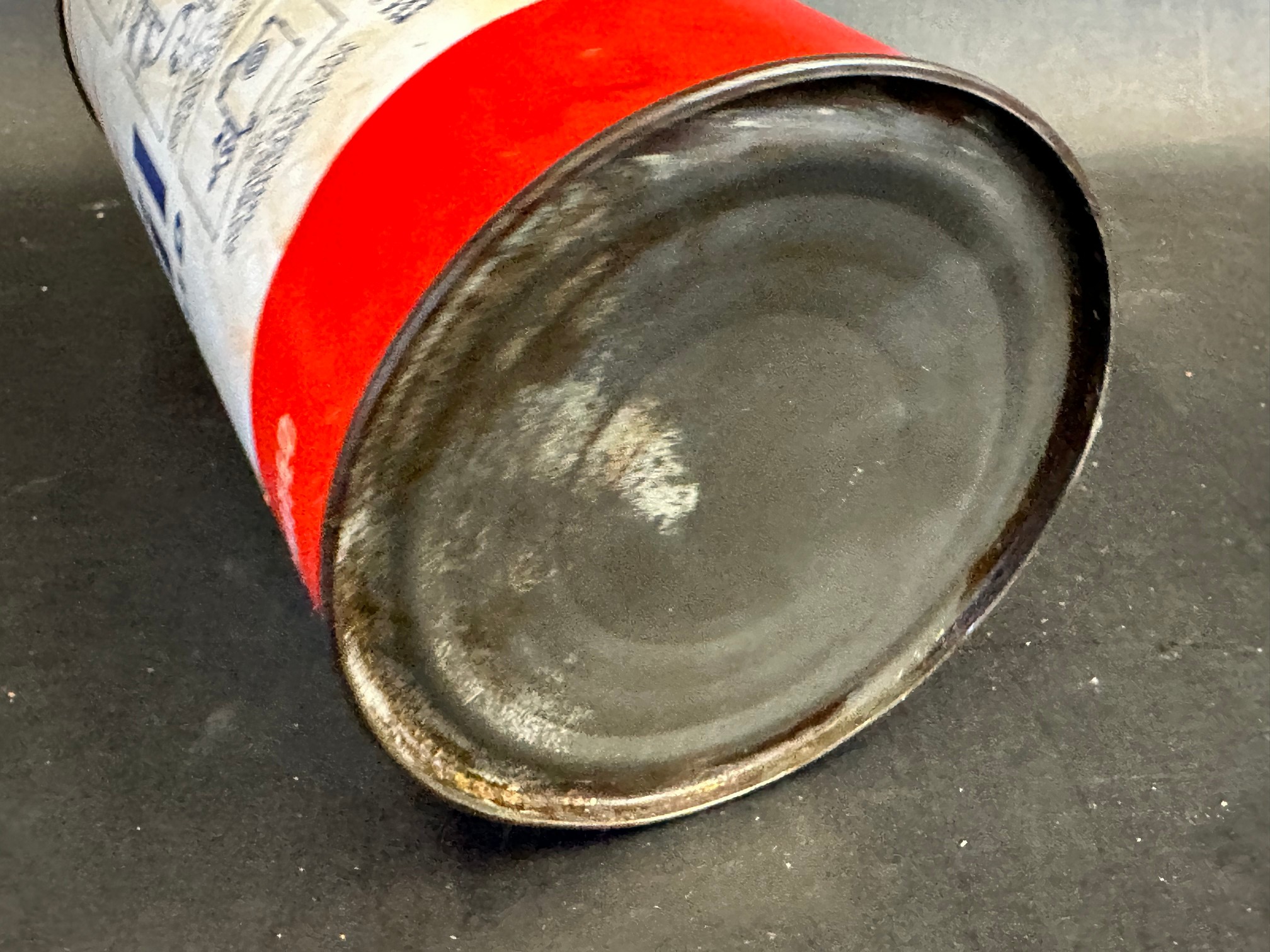 A Mobil Brake Fluid cylindrical quart can. - Image 4 of 5