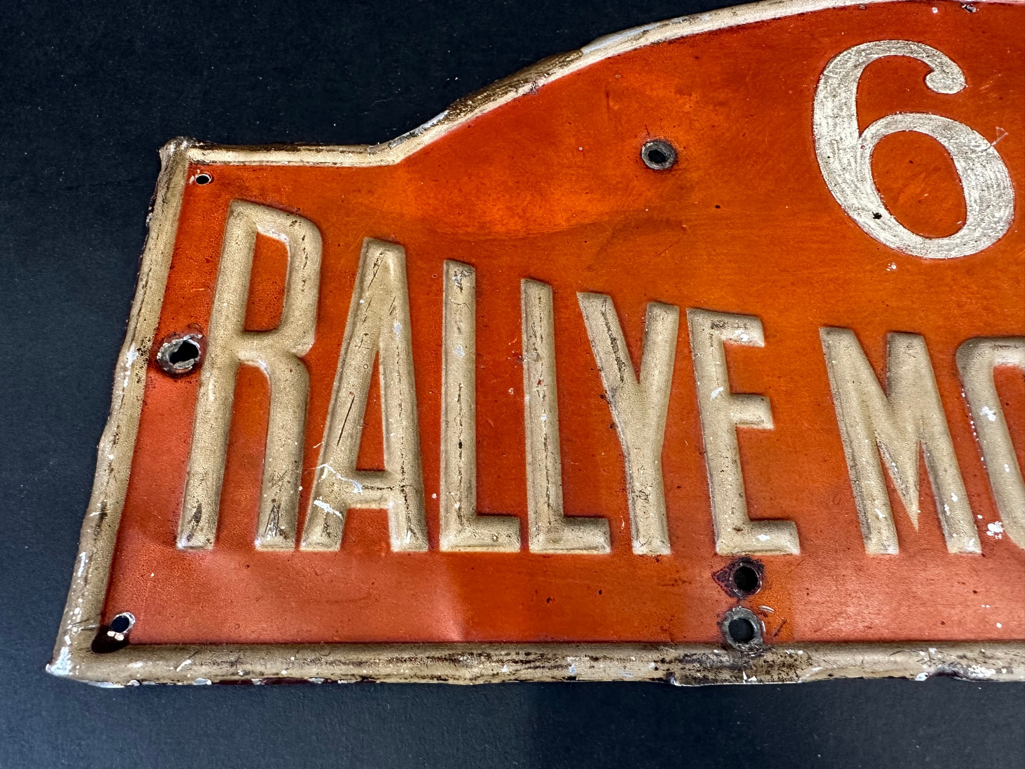 A rare 1951 Monte Carlo Rally plaque, no.60, by repute driven by Adolf Brudes, co-driver Helmut - Image 4 of 6