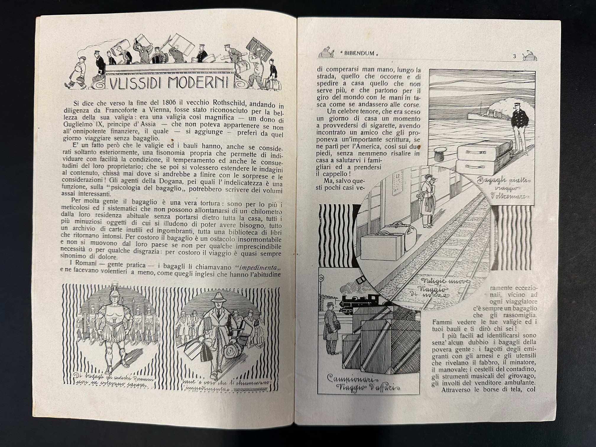 A rare Michelin publication titled 'Bibendum', dated 1922, beautifully illustrated throughout. - Image 3 of 10