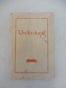 A small sales booklet featuring the Seabrook R.M.C. car, titled 'Underslung', season 1913.