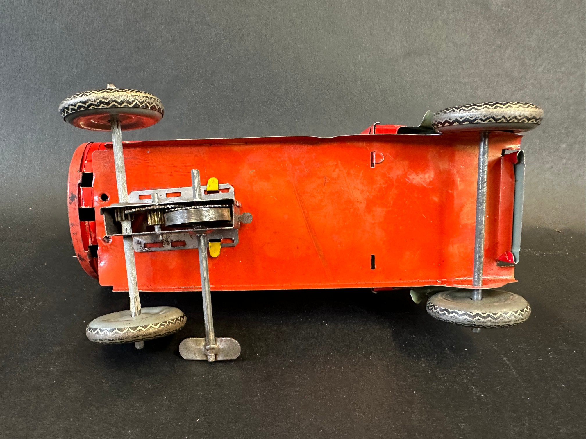 A Mettoy clockwork tinplate model of an Esso petrol tanker. - Image 5 of 5