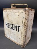 A Regent two gallon petrol can by Valor, indistinctly dated, with Regent cap.