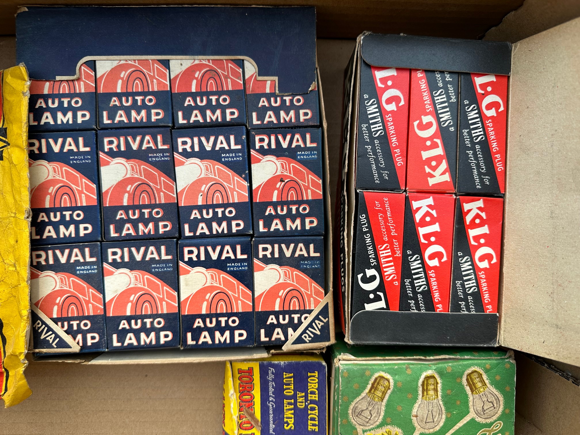 A quantity of original packaging including KLG Sparking Plugs, Rival lamp bulbs etc. - Image 2 of 2