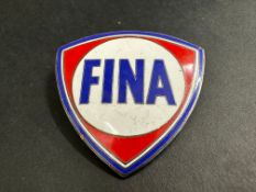 A Fina enamel cap badge by Toye & Co. London.