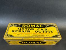 A Romac Motor Car Repair Outfit tin in very good condition.