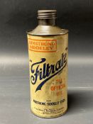 A Filtrate for Armstrong Siddeley cylindrical quart can.