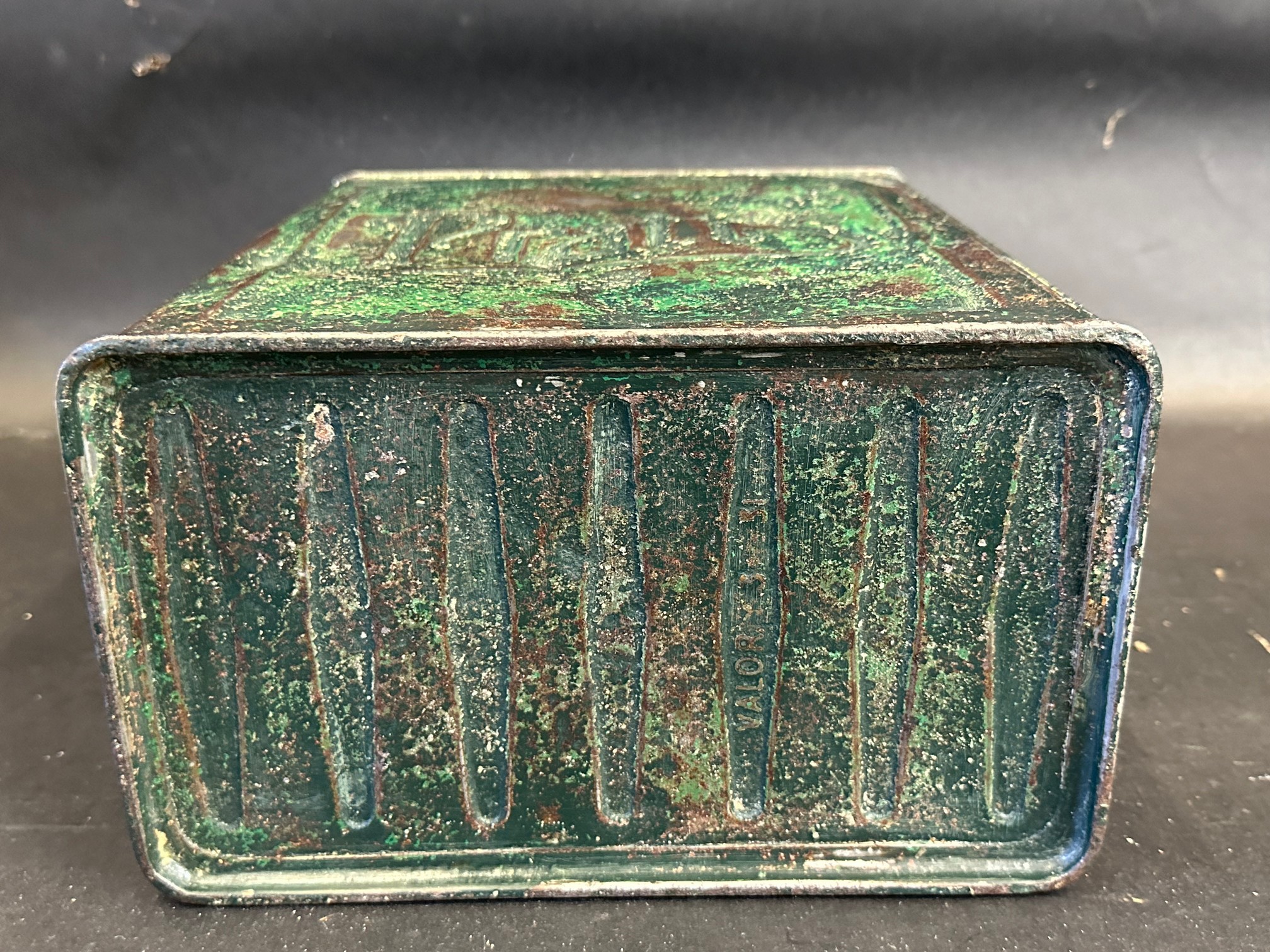 A Pratts two gallon petrol can by Valor, dated March 1931, brass Pratts cap. - Image 4 of 4