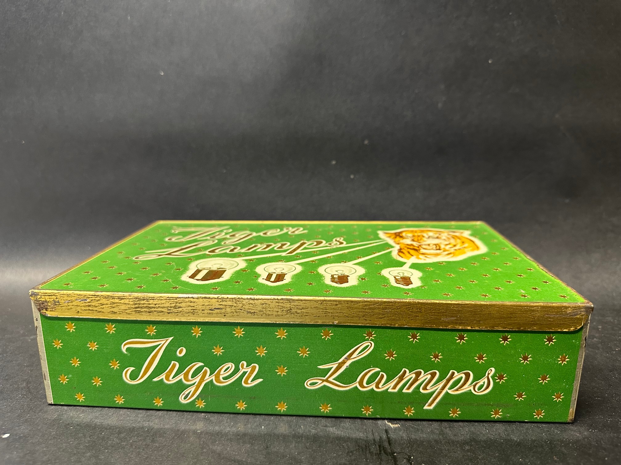 A Tiger Lamps rectangular dispensing tin in excellent condition. - Image 2 of 5