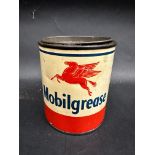 A Mobilgrease 1lb tin in good condition.