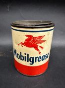 A Mobilgrease 1lb tin in good condition.