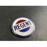 A Regent enamel lapel badge, indistinctly stamped to verso.