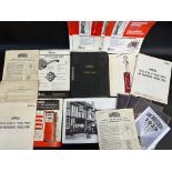 A selection of Bowser petrol pump literature and brochures etc.