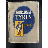 A John Bull Tyres 1924 General Illustrated Catalogue, fully illustrated throughout.