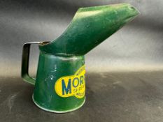 A Morris's Golden Film Lubricants pint measure in good condition, dated 1958.