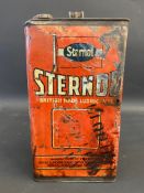 A Sternol gallon can.