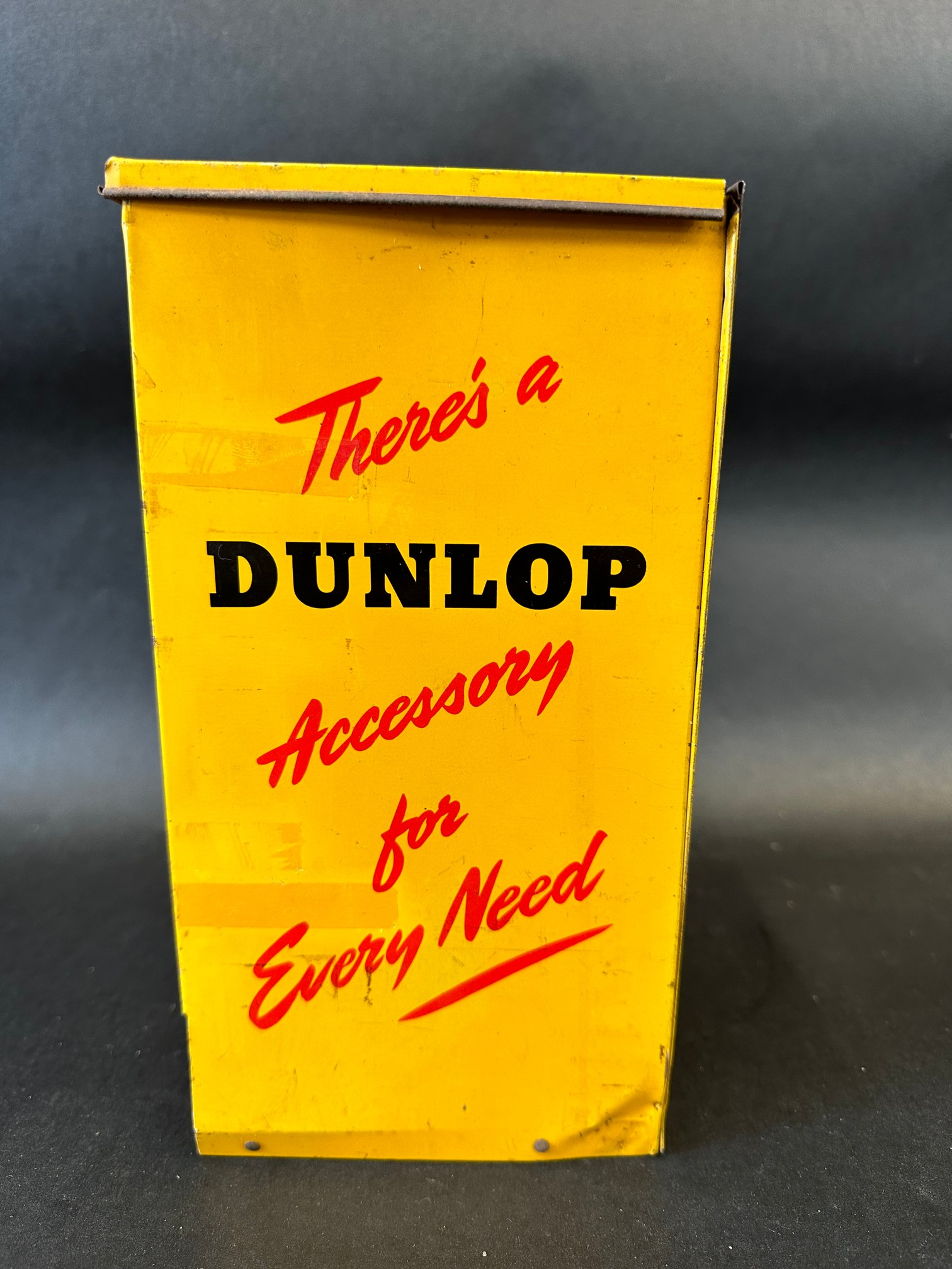 A Dunlop 'Silent Salesman' wall mounted tin cabinet dispensing cycle repair outfit tins. - Image 5 of 8