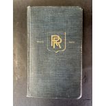 A rare and early Rolls-Royce Instruction Book 40-50HP (Silver Ghost) Six Cylinders for chassis