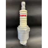 A Champion Spark Plugs plug-shaped advertising display, 18" h.