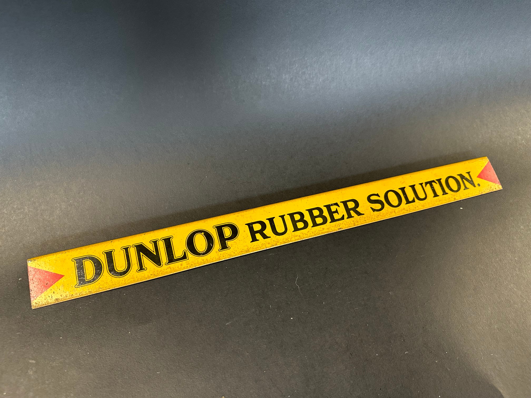 A Dunlop Rubber Solution shelf strip in good condition. - Image 2 of 6