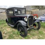 1932 Austin 7 Box Saloon Reg. no. MV 7732 Chassis no. B5 3549 Engine no. 150249