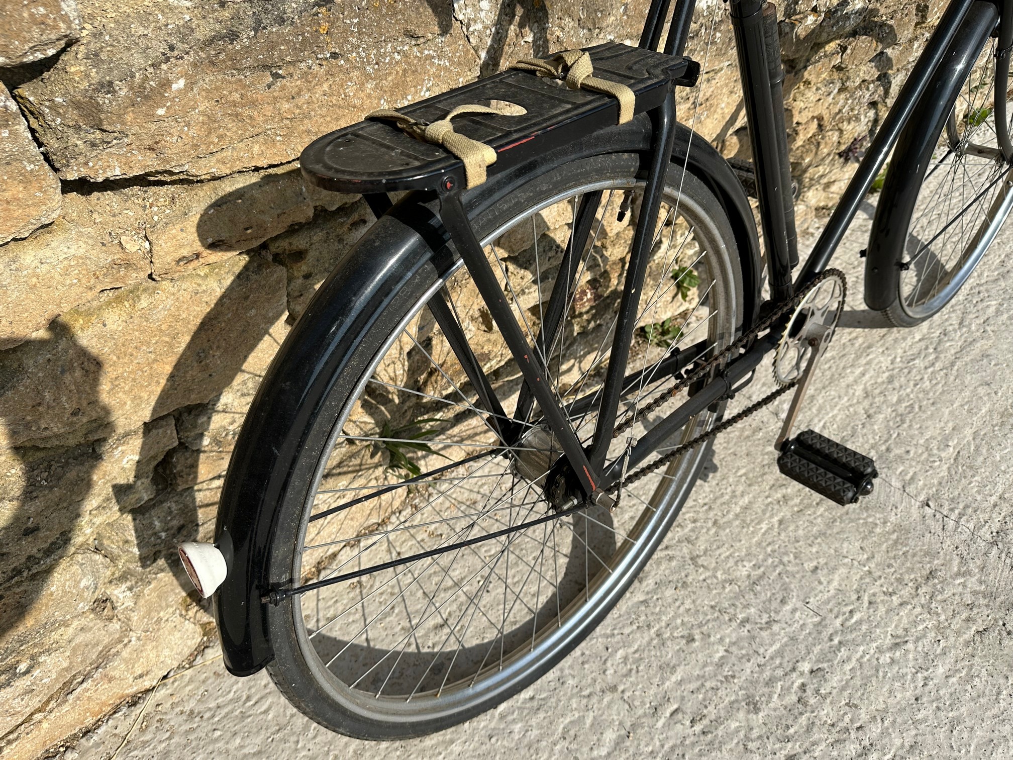 A tall policeman's bicycle with Sturmey-Archer rear hub and Brooks leather saddle. - Image 6 of 7