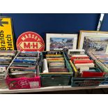 An extensive collection of motoring literature including marque specific reference books, manuals