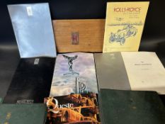 A selection of mostly Rolls-Royce literature including Service Bulletins.