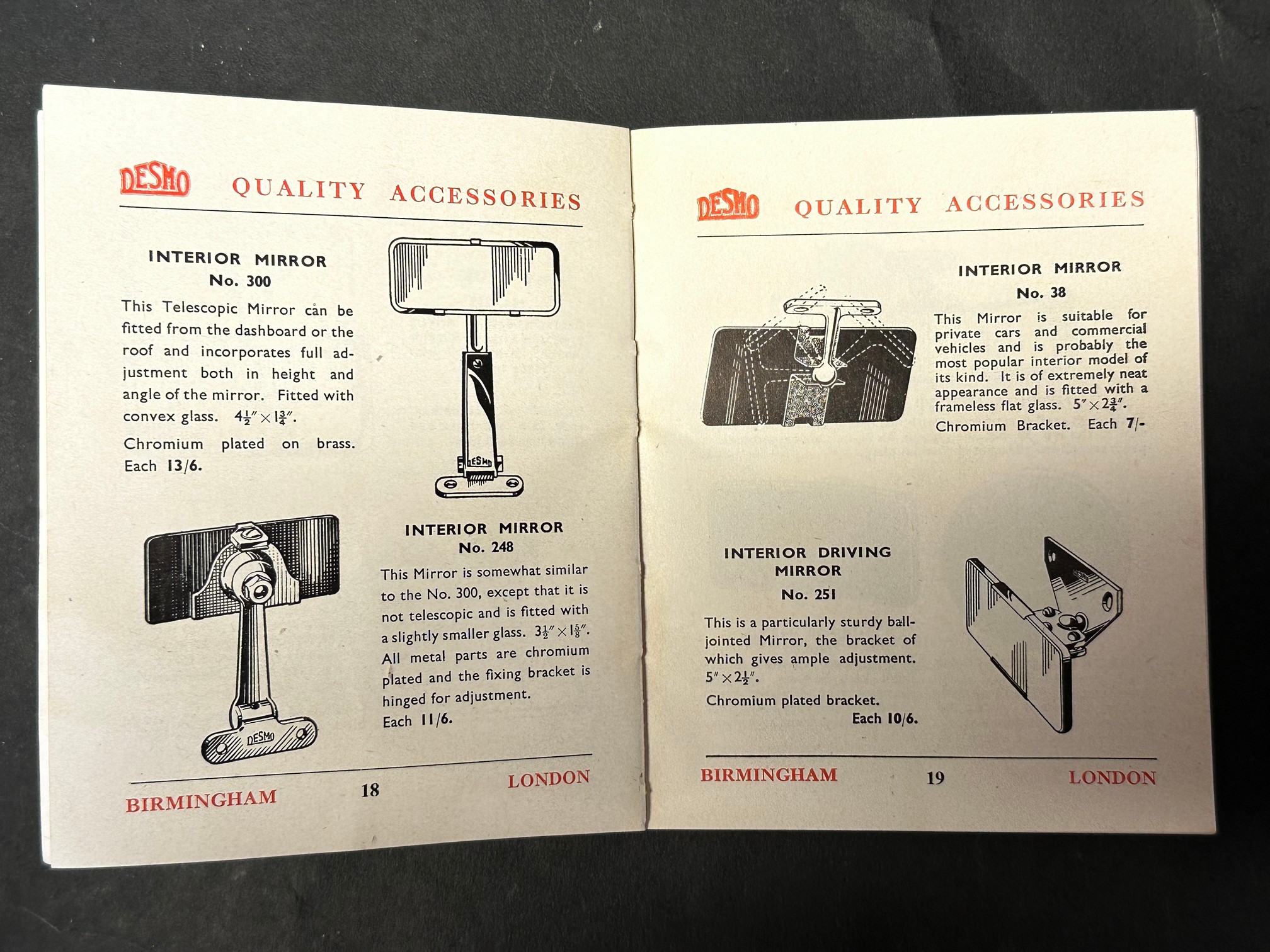 A Desmo pocket-edition catalogue for 1953, fully illustrated throughout. - Image 3 of 5