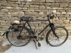 Power Pak engined bicycle Reg. no. MFW 629 (no documents) Frame no. Unknown Engine no. Unknown