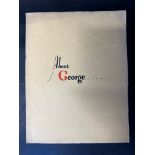 About George' - a Peter Crosby cartoon book regarding the MG M type Midget, 12 pages.