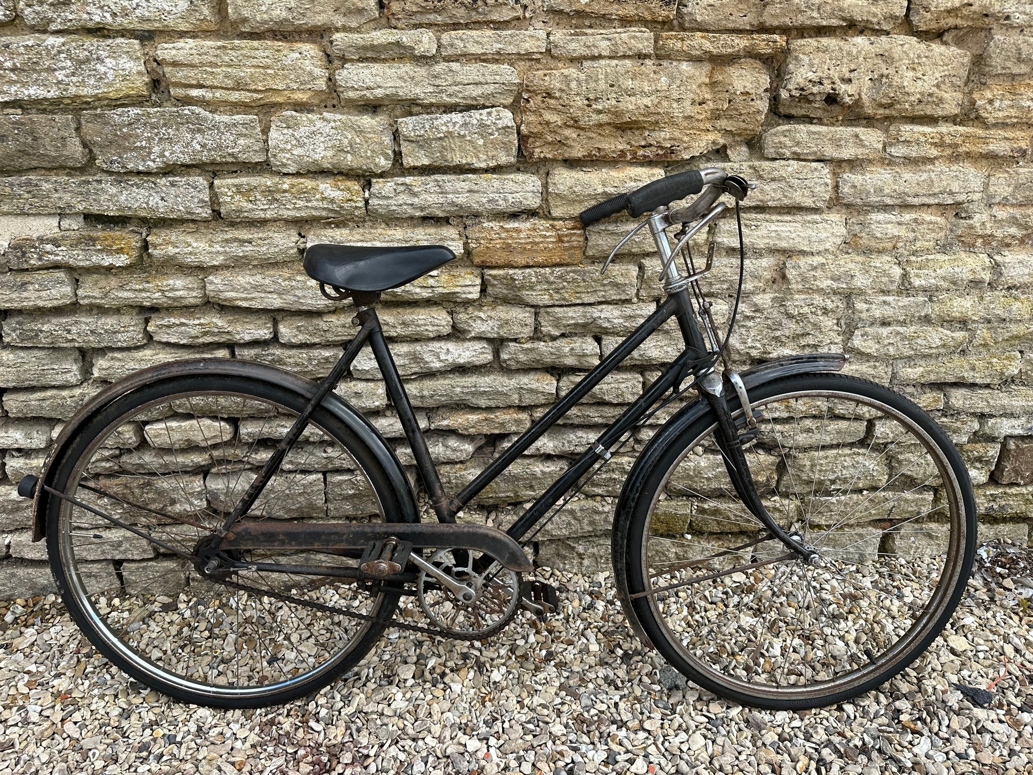 A Rudge ladies bicycle.