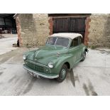 1952 Morris Minor Convertible Reg. no. TXS 376 Chassis no. SMM/136561 Engine no. 135538