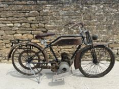 Circa 1924 Monet Goyon 125cc ‘ladies’ motorbike Reg. no. No V5C