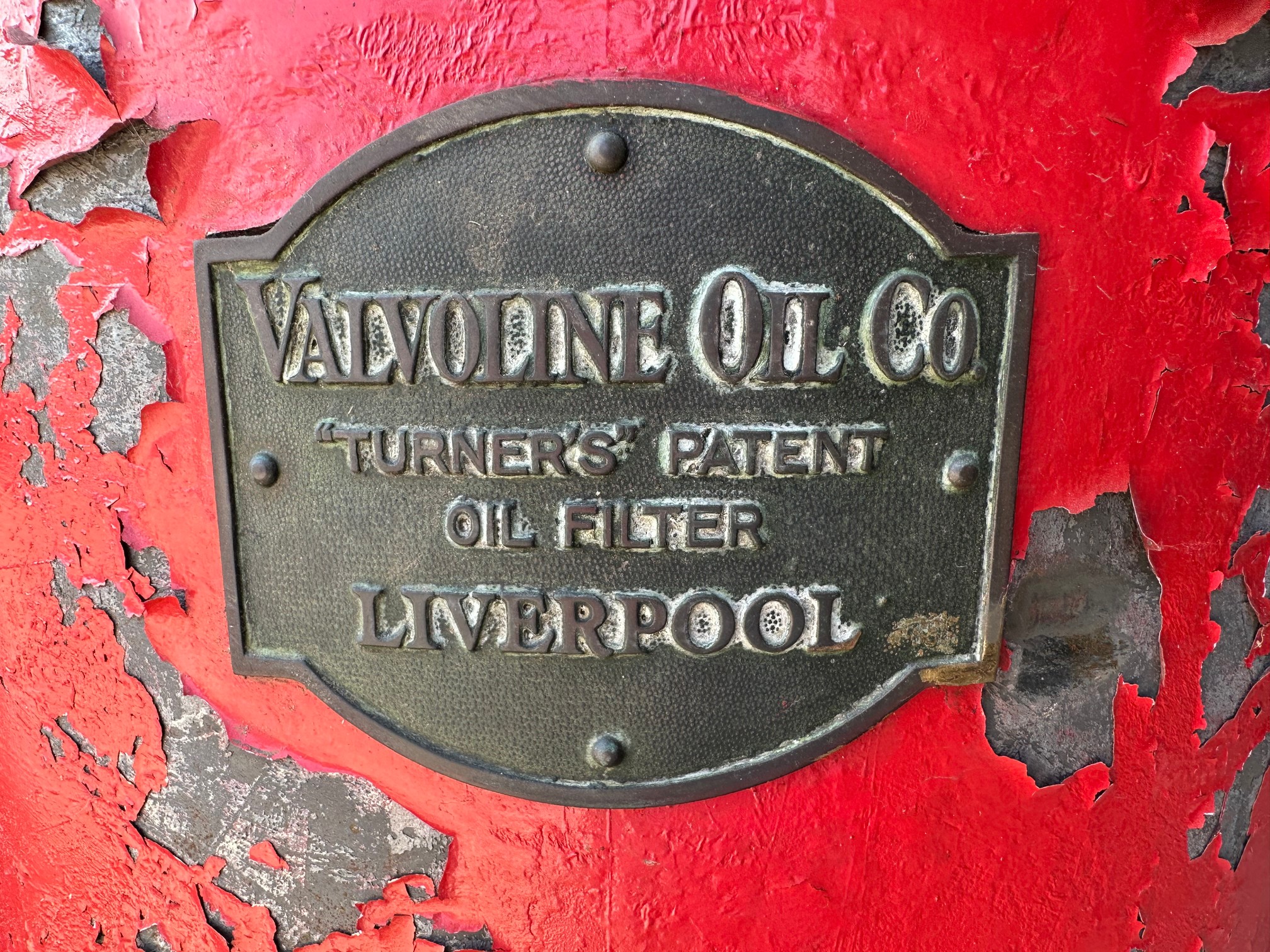 An unusual Valvoline Oil Co. Turner's Patent Oil Filter. - Image 2 of 2