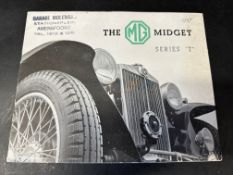 An MG Midget TA series brochure, circa 1937, 12 pages.